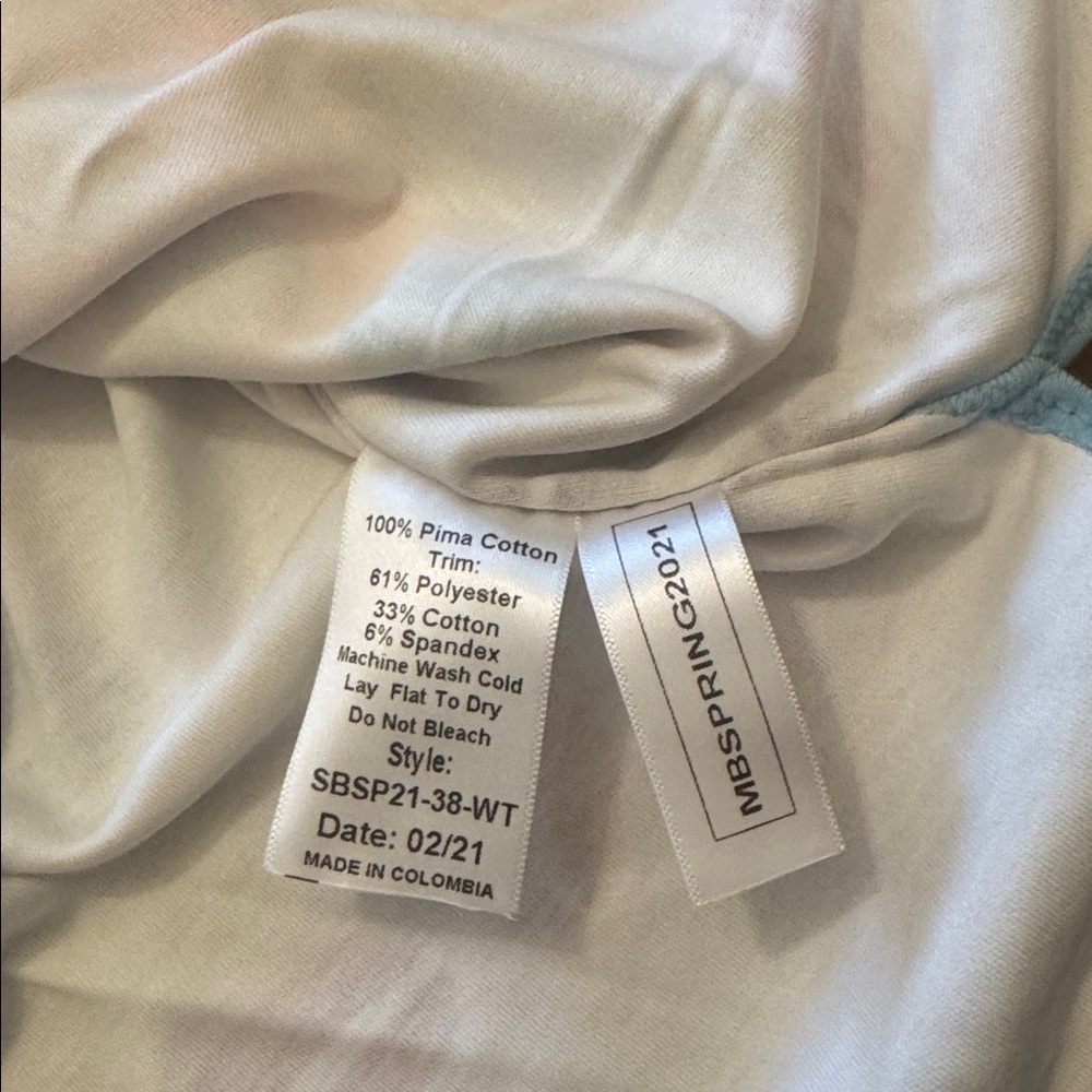 NWT Smockingbird Macaron Pima Cotton Womens Pajama Set, L Pima Cotton - Picture 3 of 7